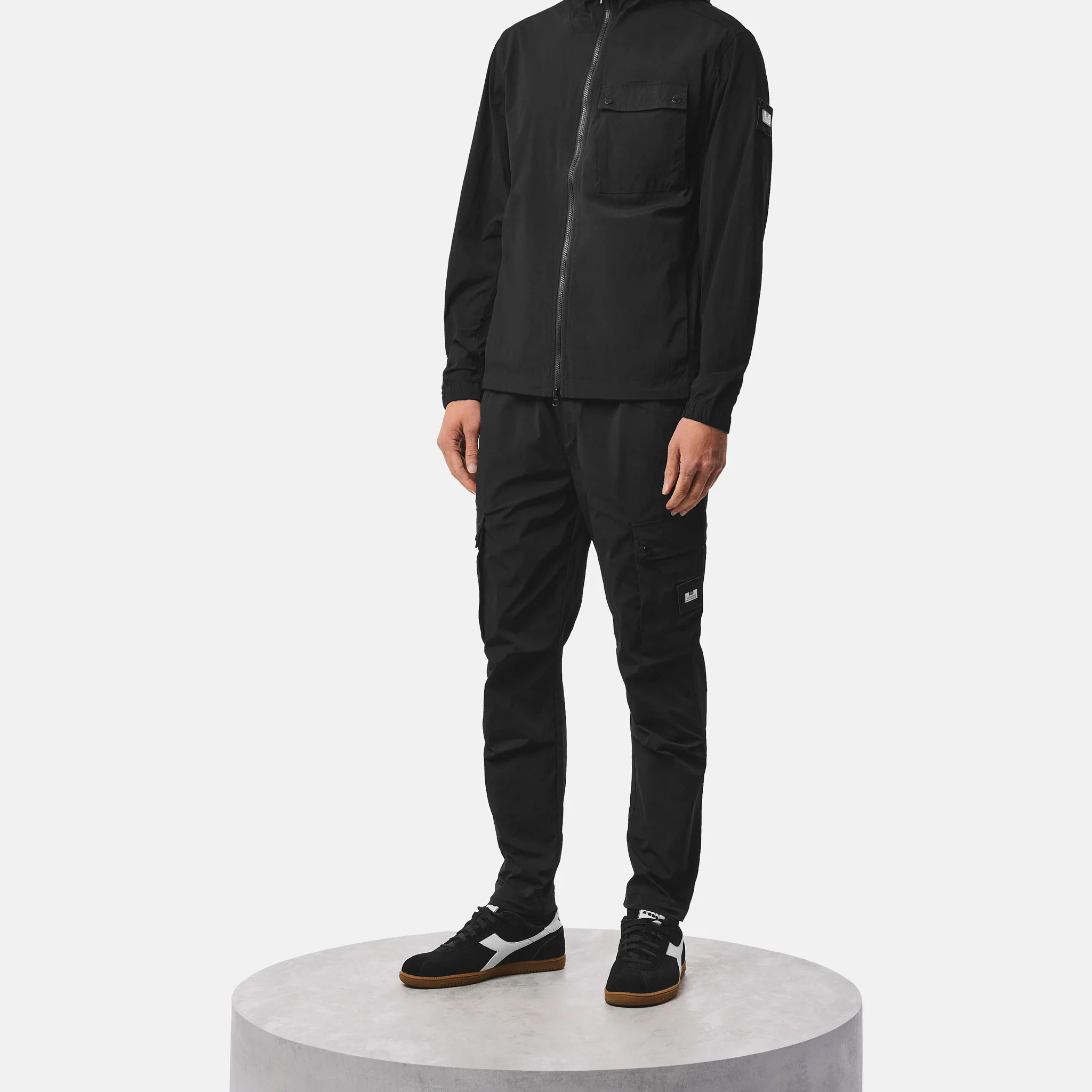 Weekend Offender Zanardi Cargo Pants Black