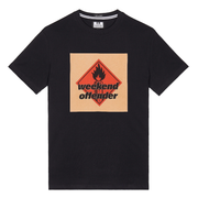 Weekend Offender Blue Lines T-Shirt Black
