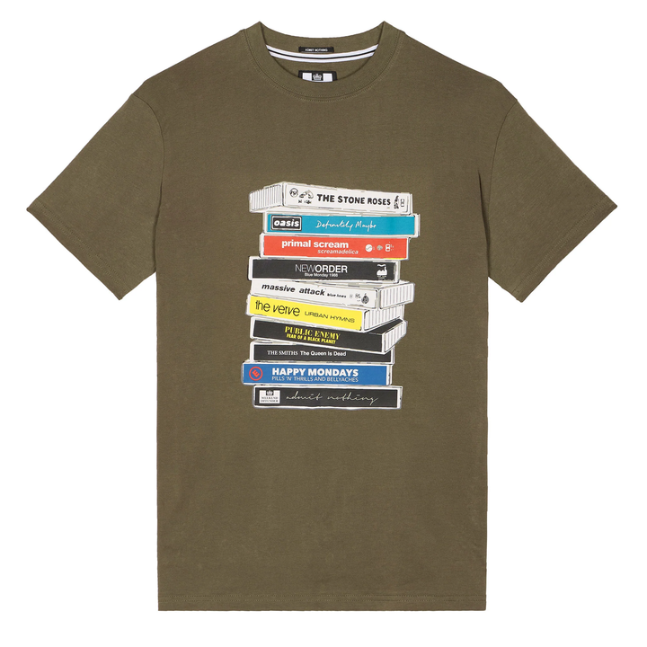 Weekend Offender Cassettes T-Shirt Green