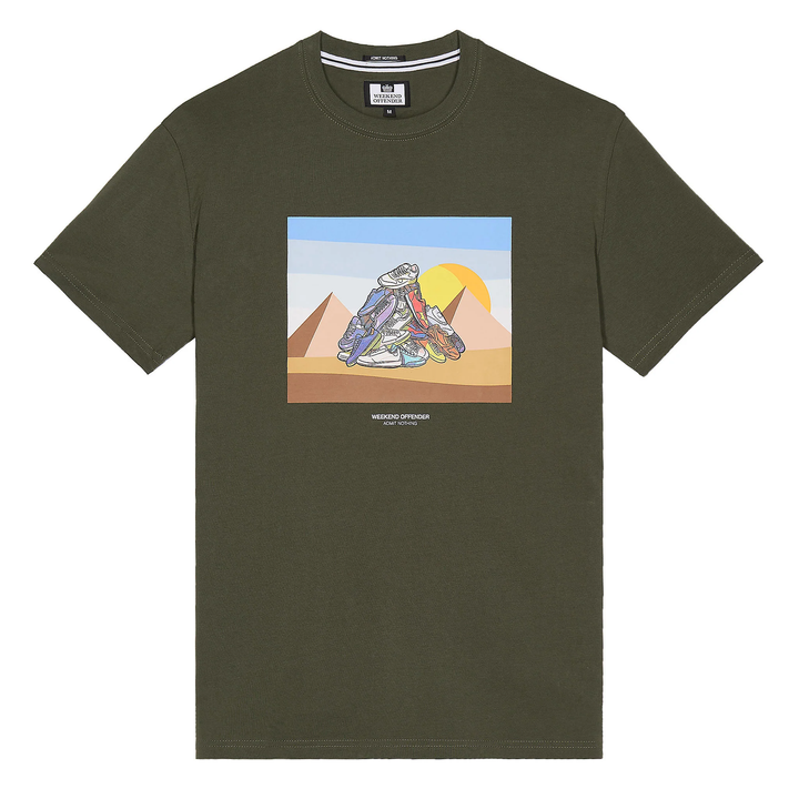 Weekend Offender Geeza T-Shirt Green
