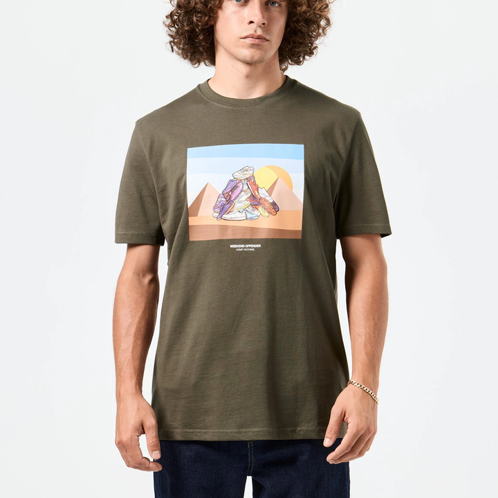 Weekend Offender Geeza T-Shirt Green