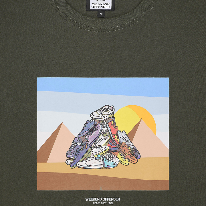 Weekend Offender Geeza T-Shirt Green