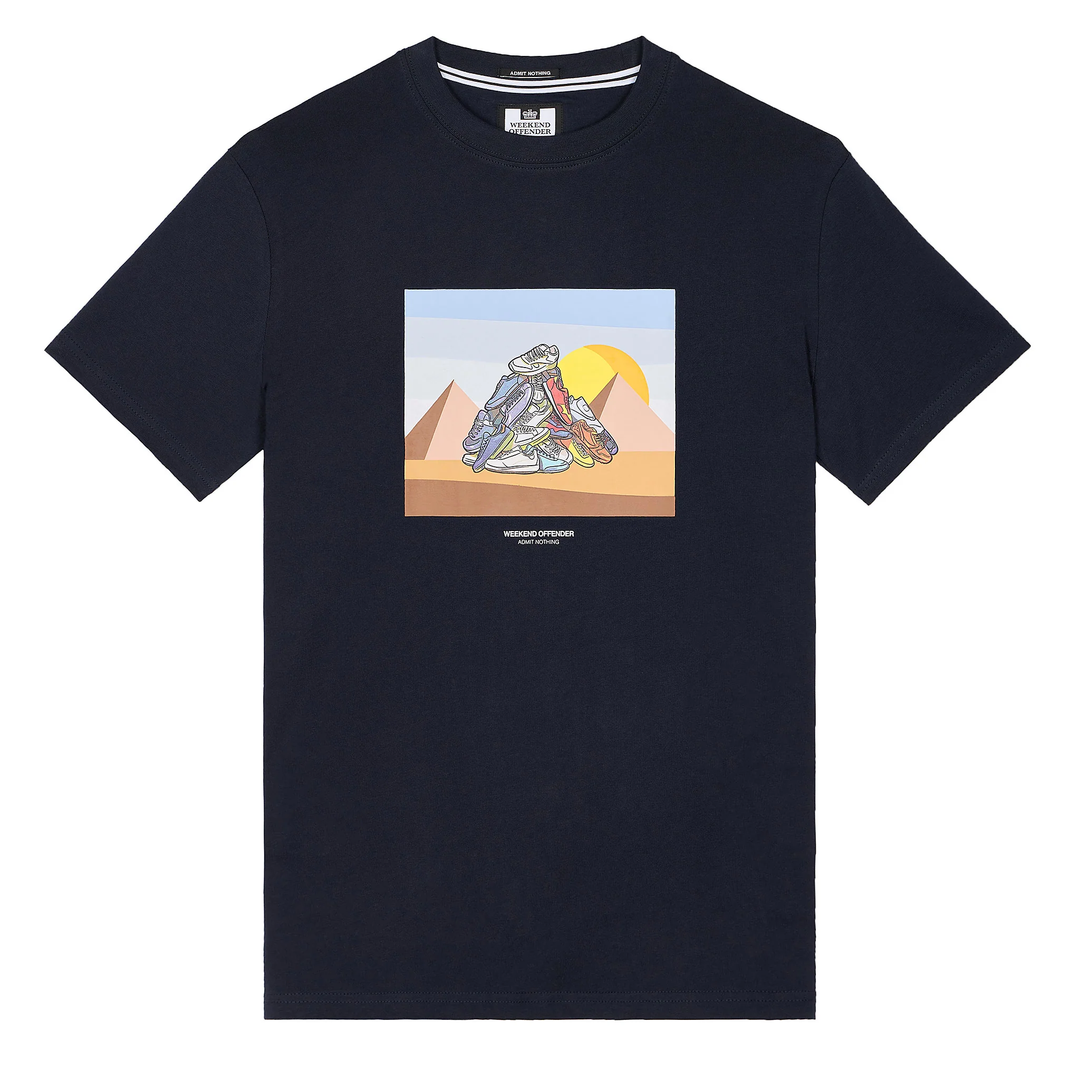 Weekend Offender Geeza T-Shirt Navy