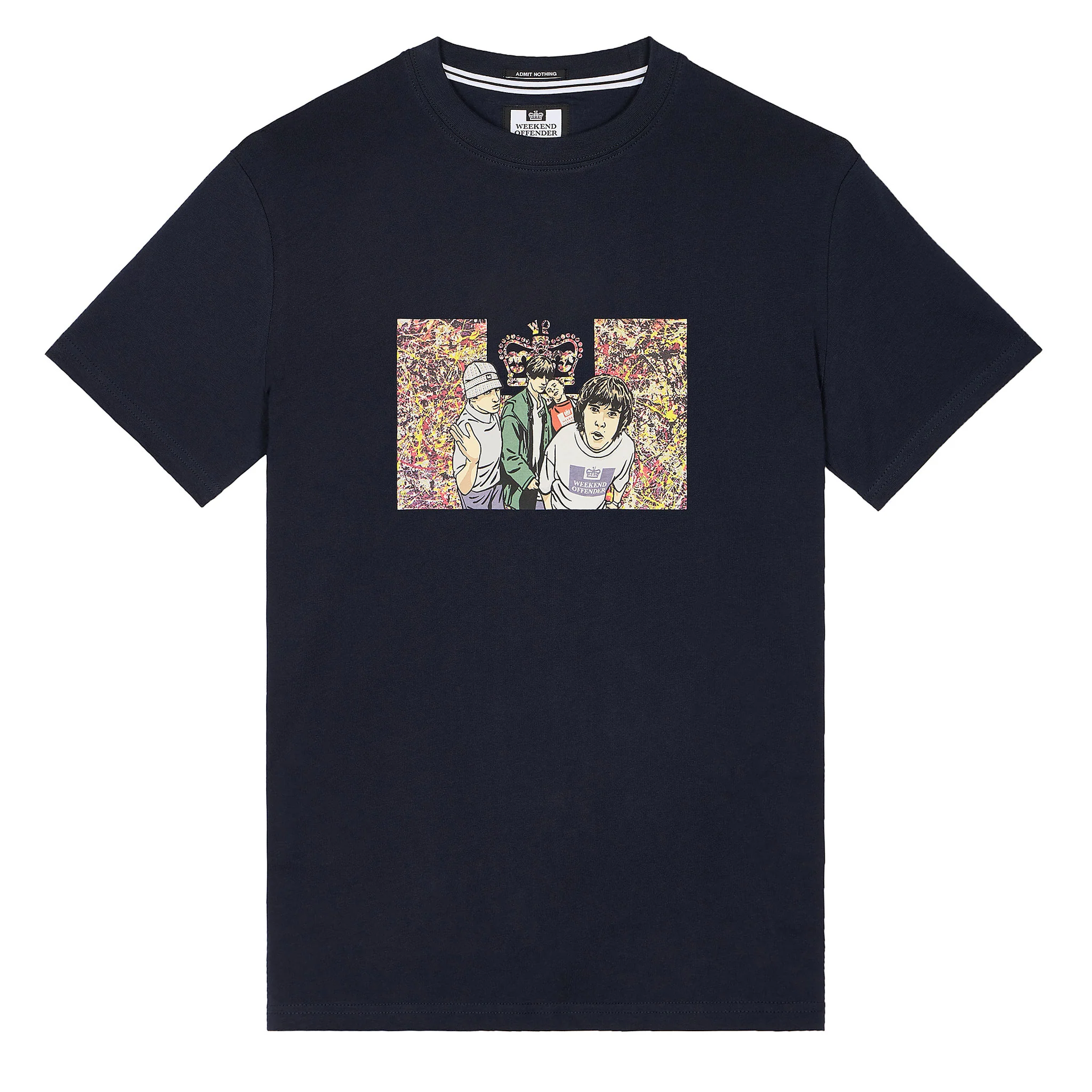 Weekend Offender Number 5 Graphic T-Shirt - Navy Blue - Men's