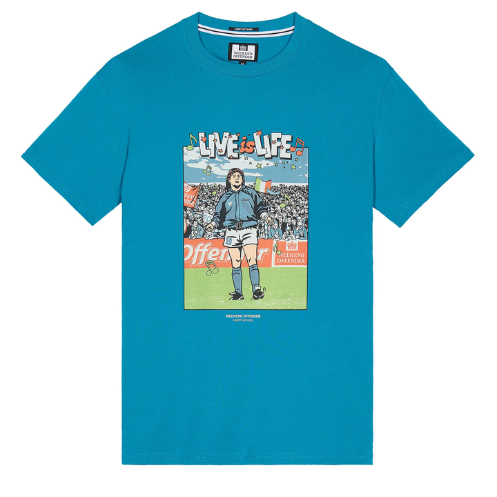 Weekend Offender Opus T-Shirt Blue