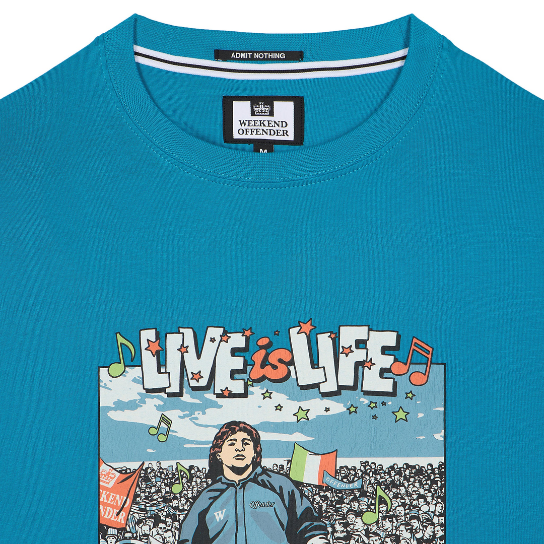 Weekend Offender Opus T-Shirt Blue