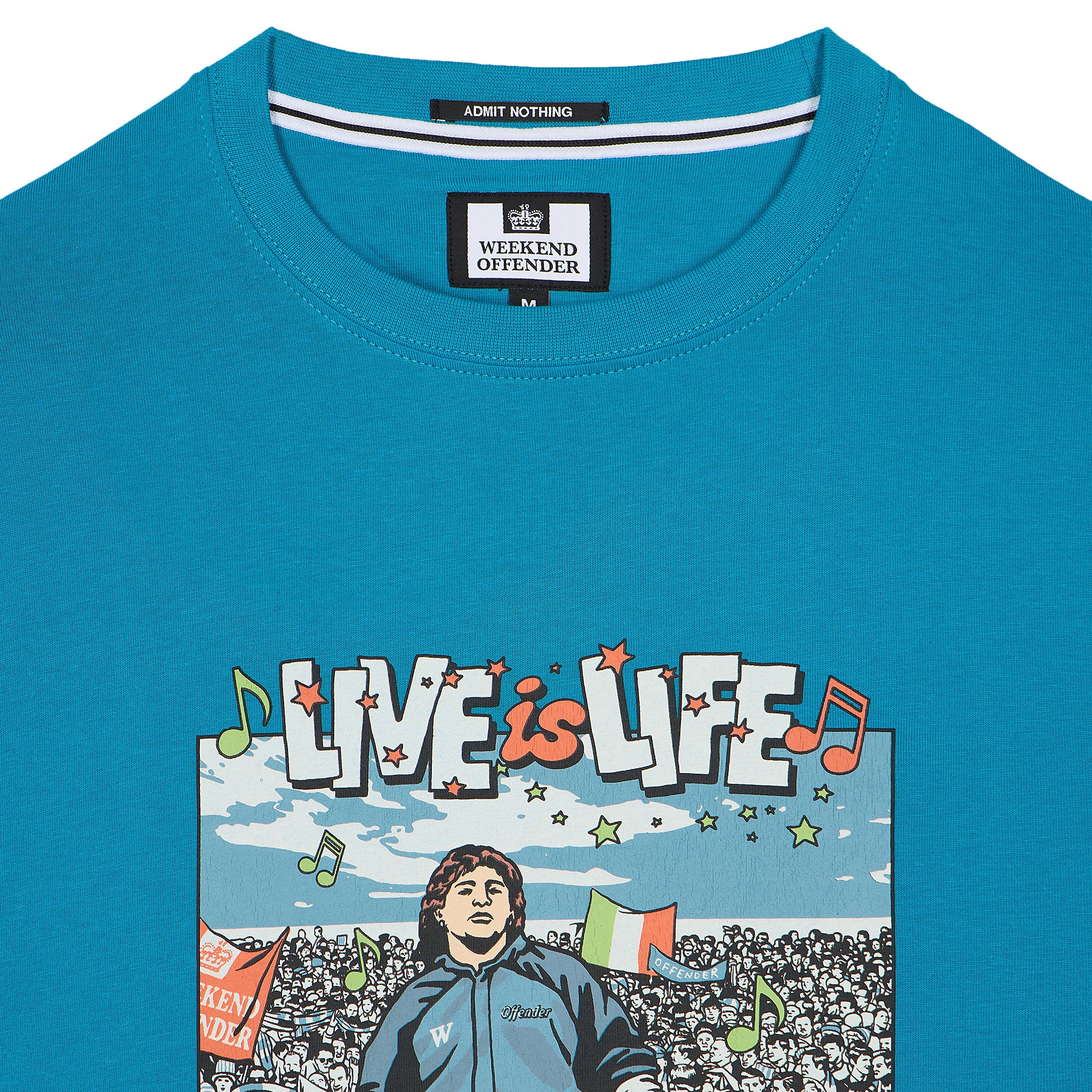 Weekend Offender Opus T-Shirt Blue