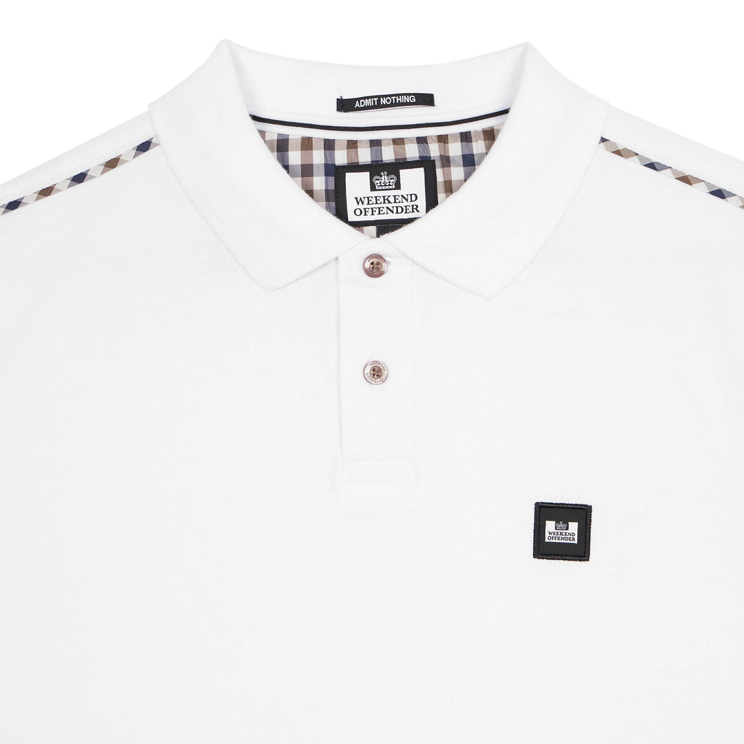 Weekend Offender Sakai Polo Shirt White