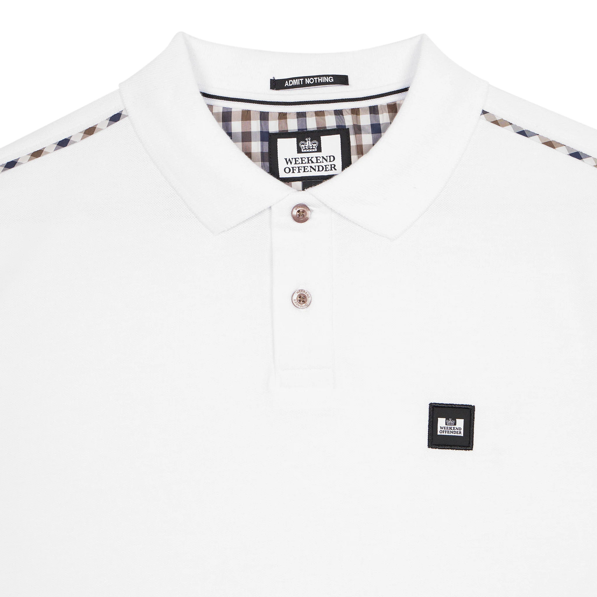 Weekend Offender Sakai Polo Shirt White