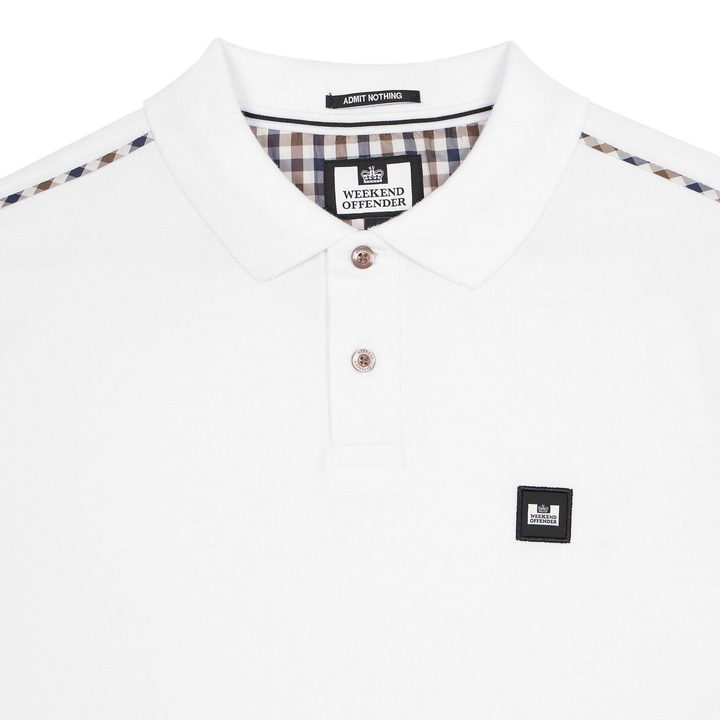 Weekend Offender Sakai Polo Shirt White
