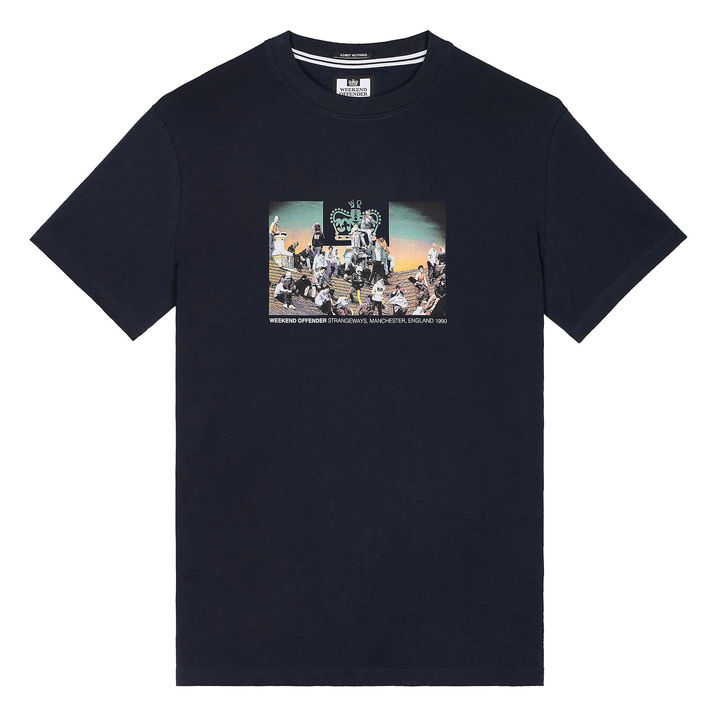 Weekend Offender Strangedays T-Shirt Navy
