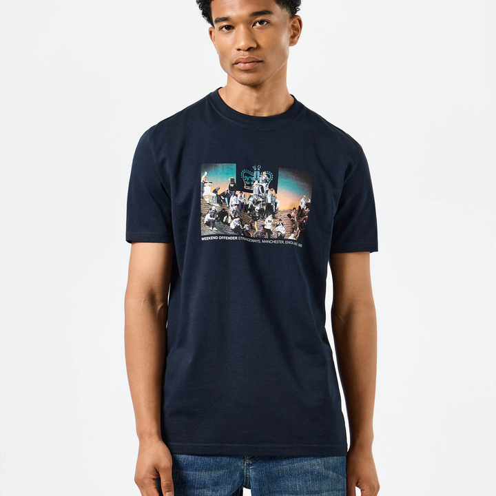 Weekend Offender Strangedays T-Shirt Navy