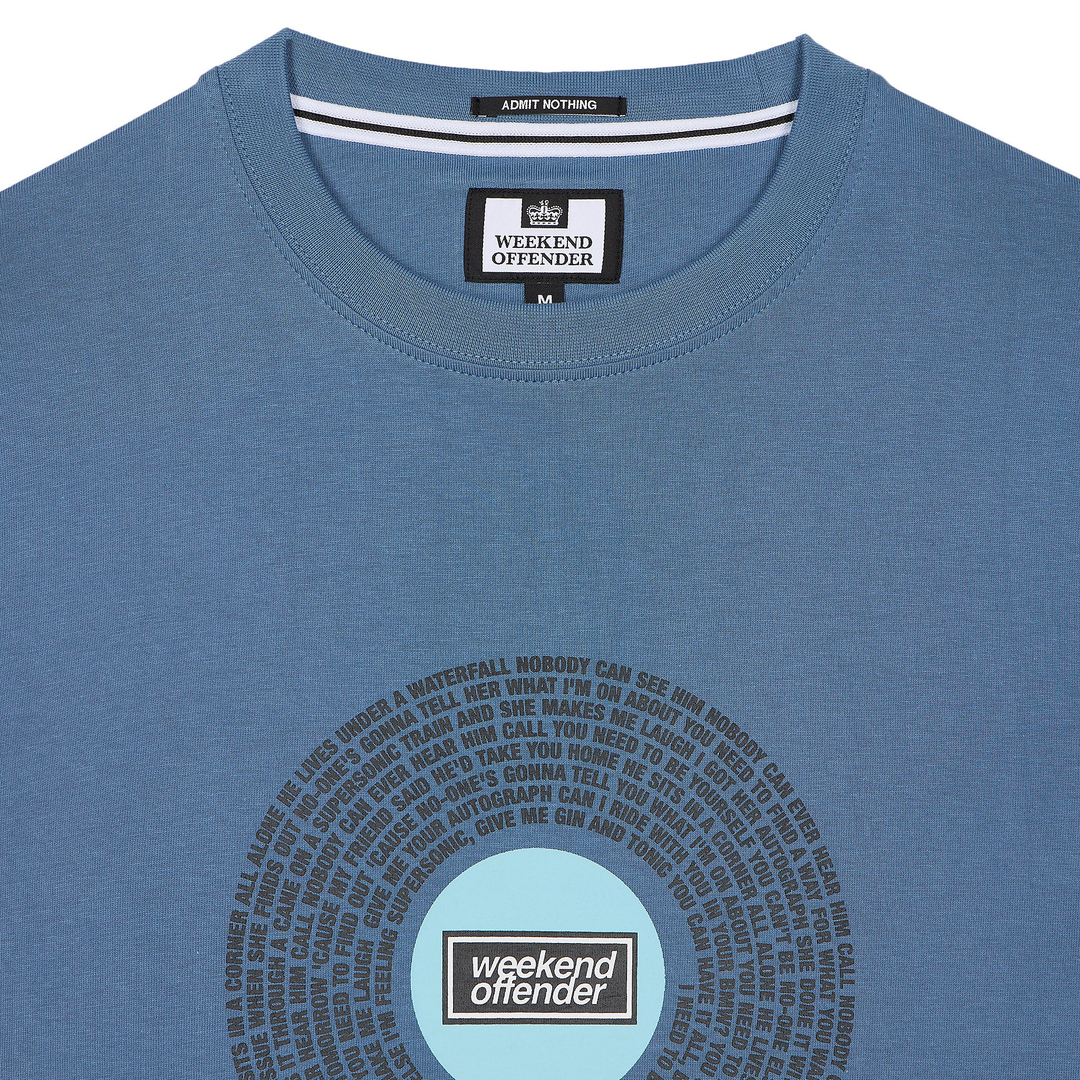 Weekend Offender Supersonic T-Shirt Blue