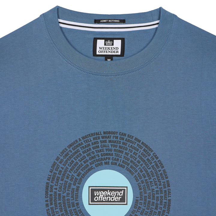 Weekend Offender Supersonic T-Shirt Blue