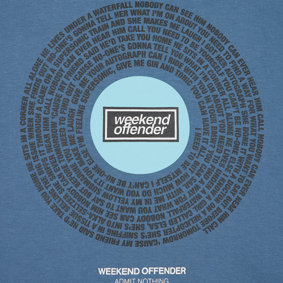Weekend Offender Supersonic T-Shirt Blue
