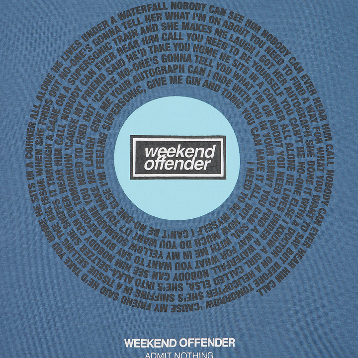 Weekend Offender Supersonic T-Shirt Blue