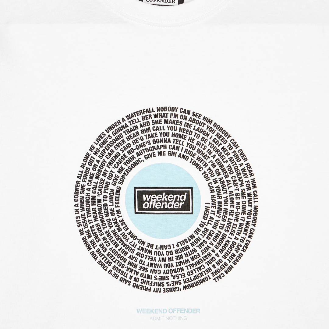 Weekend Offender Supersonic T-Shirt White