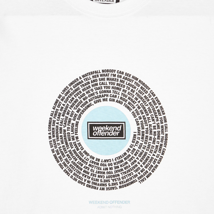Weekend Offender Supersonic T-Shirt White