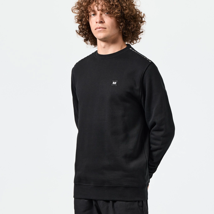 Weekend Offender Vega Check Sweatshirt Black