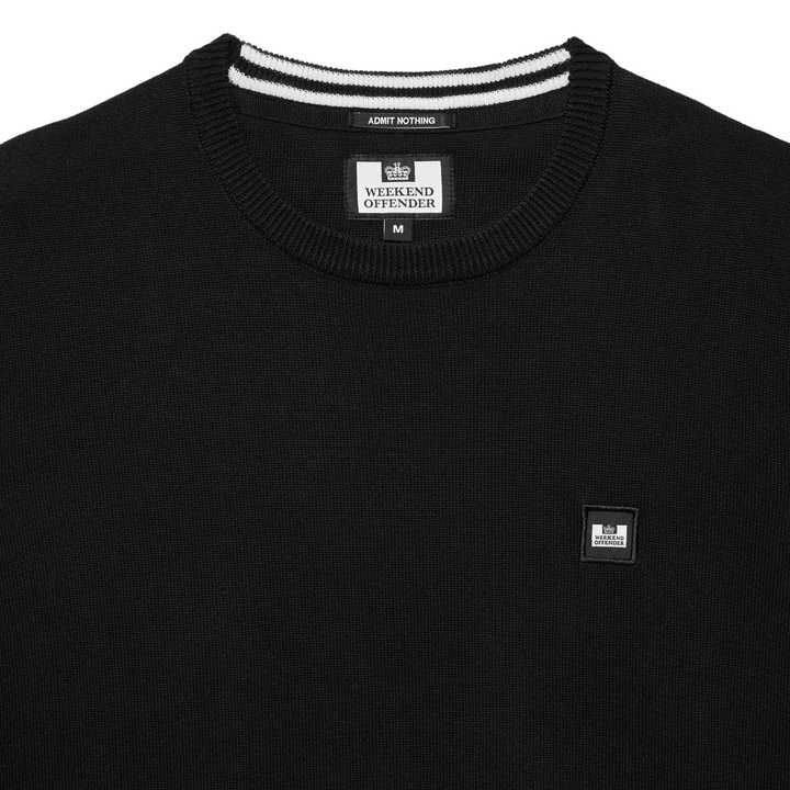 Weekend Offender Solace Knit Sweatshirt Black