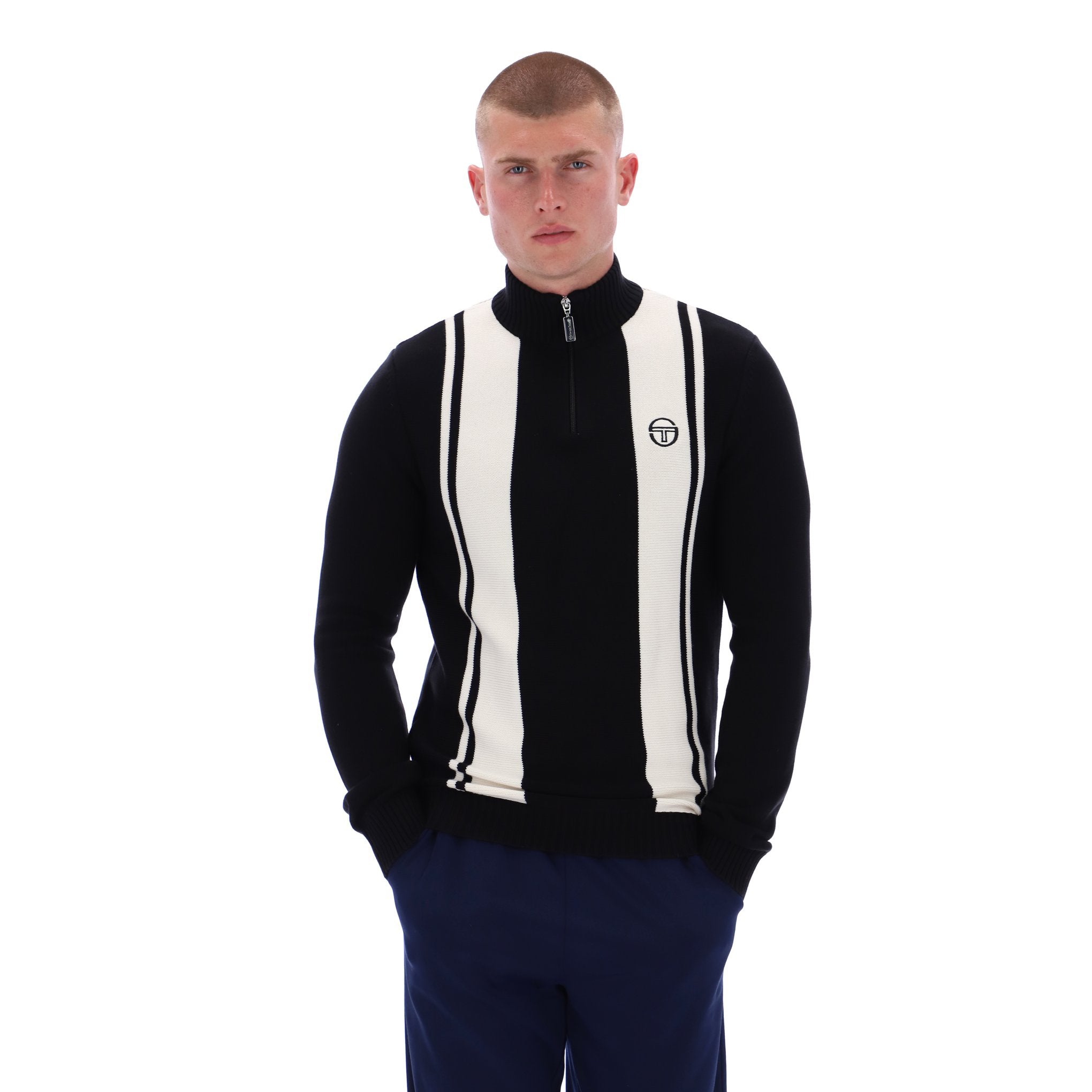 Sergio Tacchini Youngline Quarter Zip Black