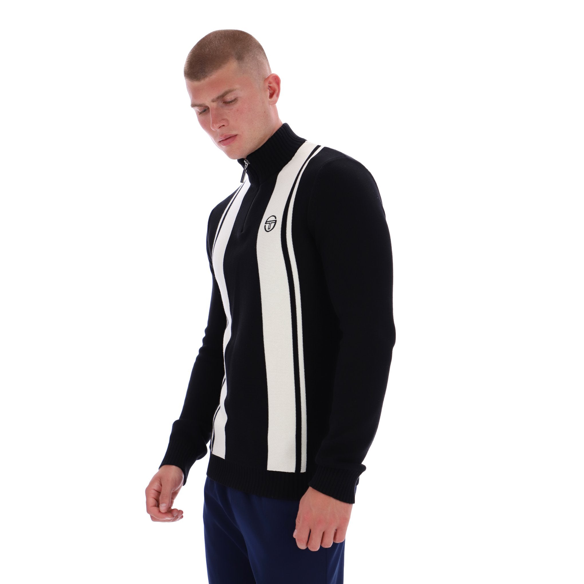 Sergio Tacchini Youngline Quarter Zip Black