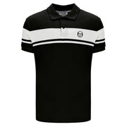 Sergio Tacchini Youngline Polo Shirt Black/White
