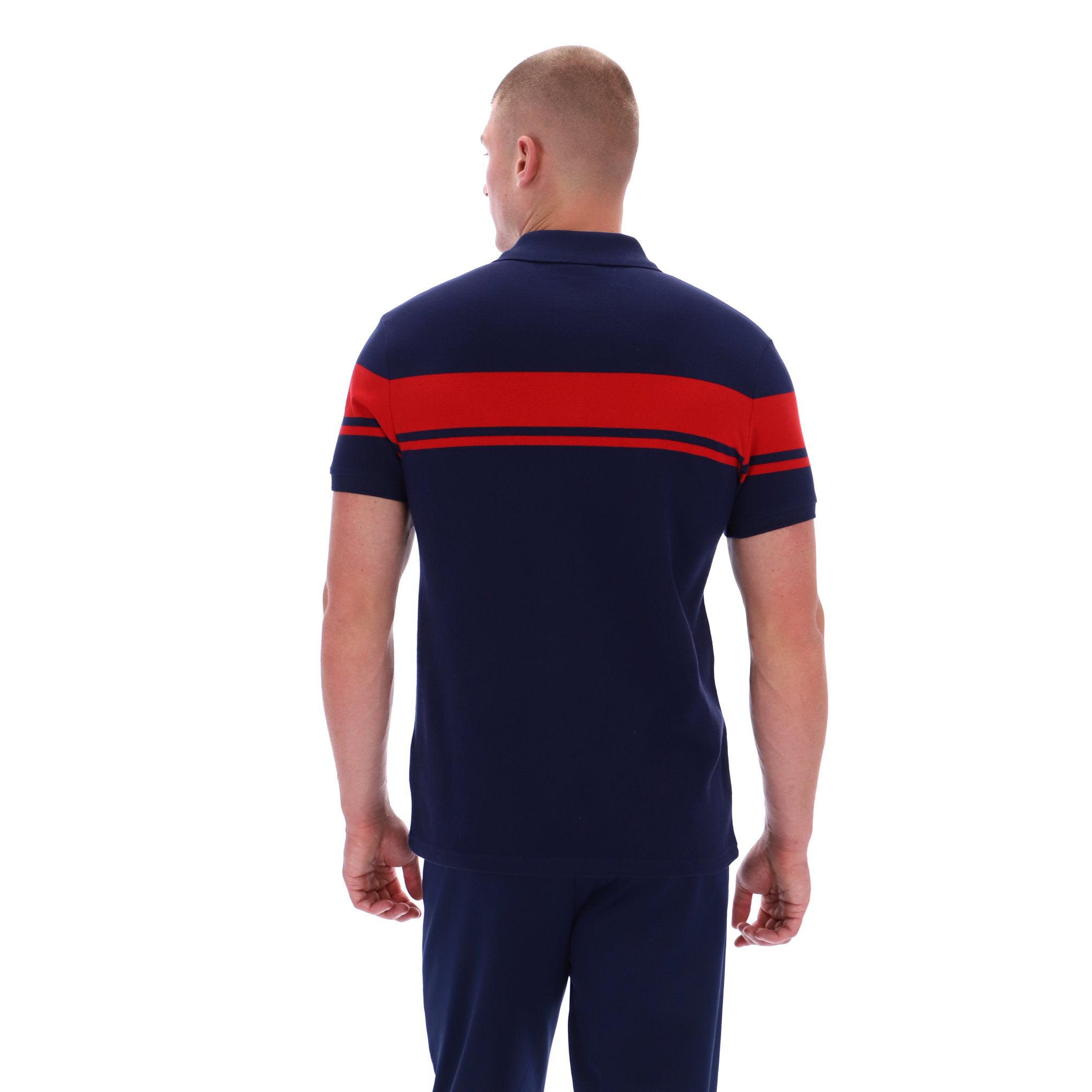 Sergio Tacchini Youngline Polo Shirt Navy/Red