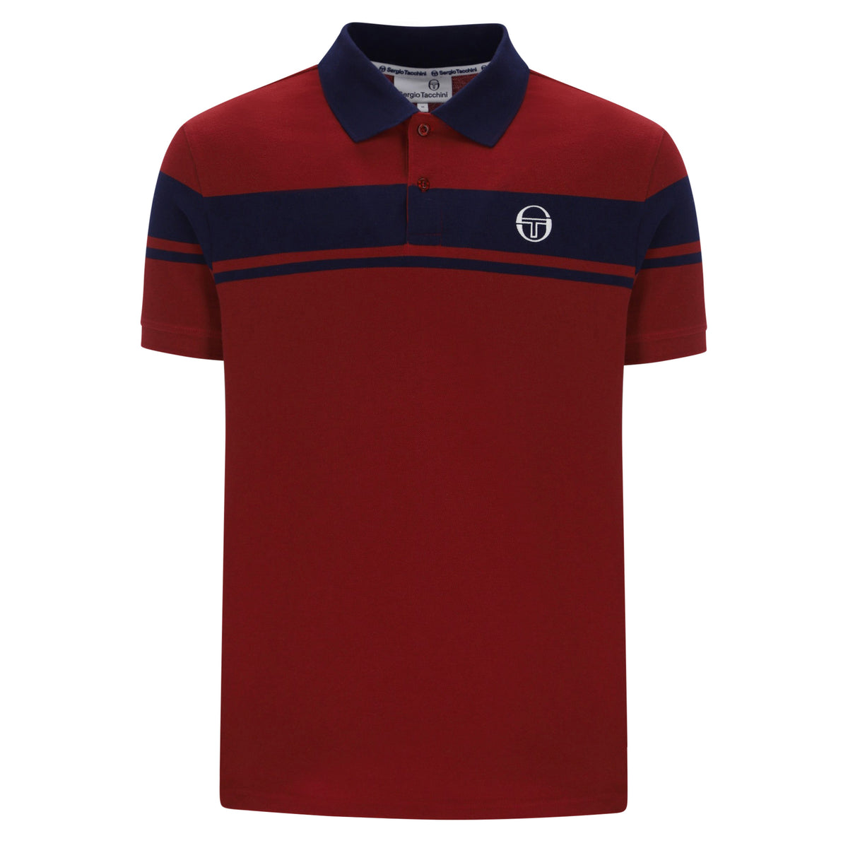 Sergio Tacchini Youngline Polo Shirt Red/Navy