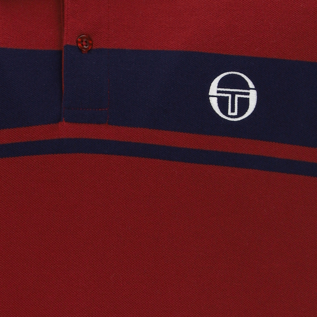Sergio Tacchini Youngline Polo Shirt Red/Navy