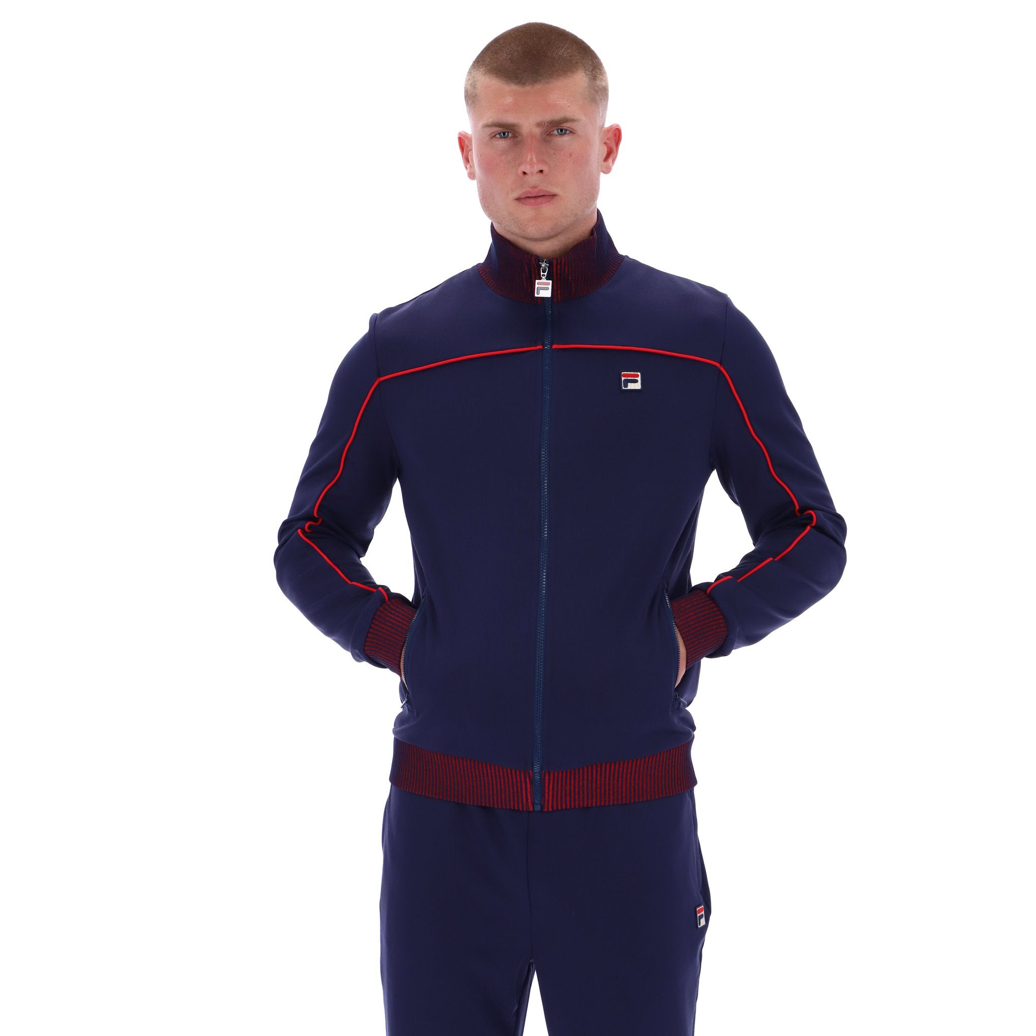 Fila Vintage Zayn Track Top Navy