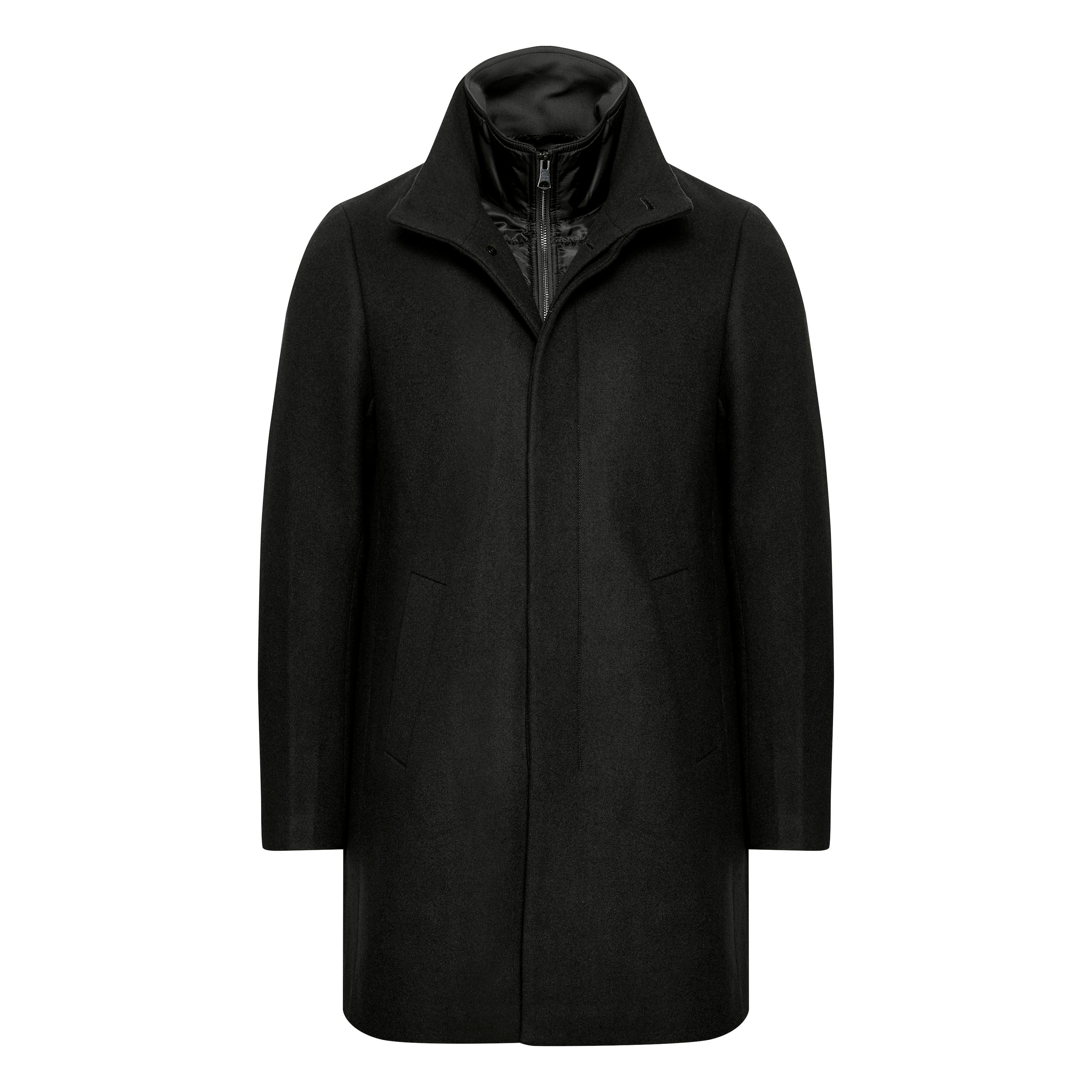 Matinique Harvey Wool Coat Black