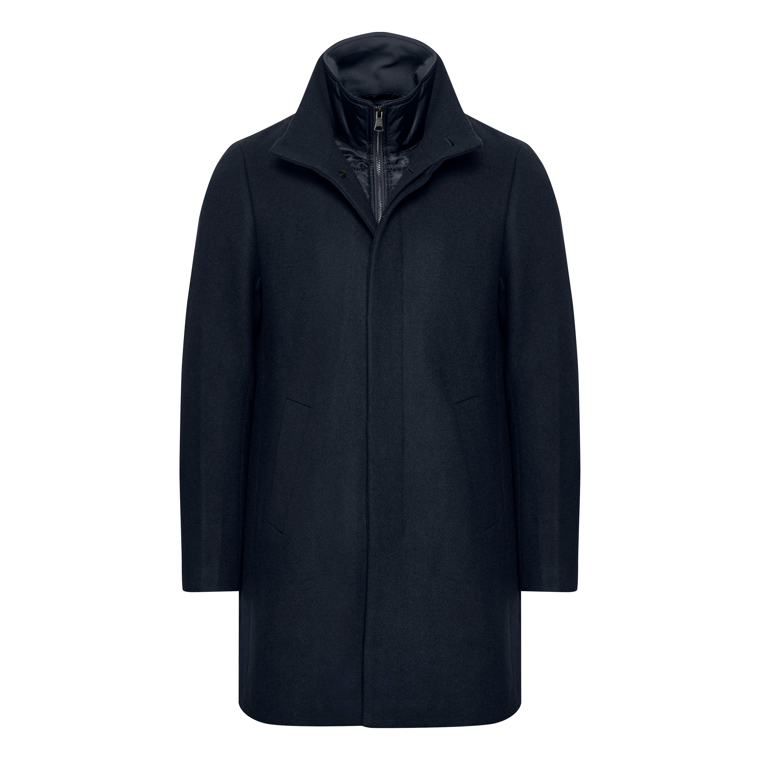 Matinique Harvey Wool Coat Navy