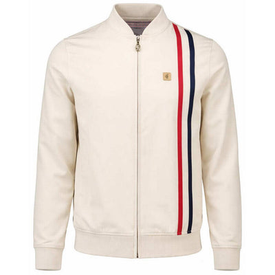 Gabicci Vintage Griffin Bomber Jacket Cream