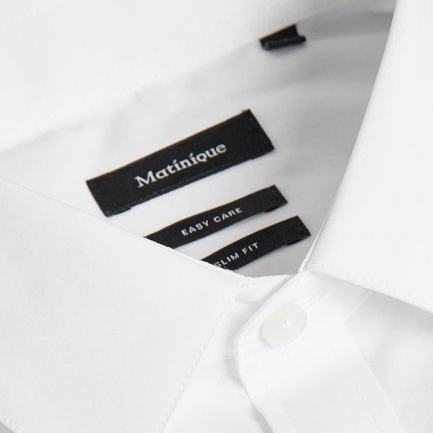 Matinique Robo Plain Shirt White
