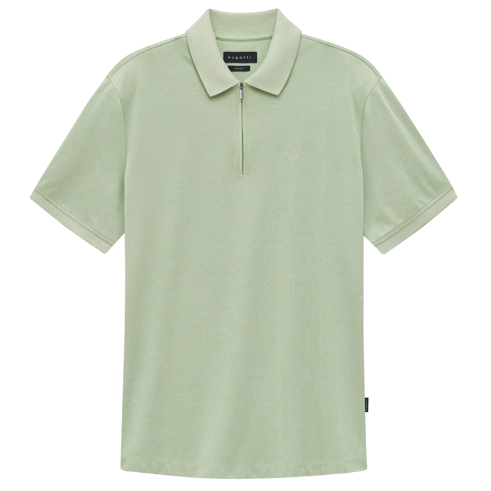 Bugatti Zip Polo Shirt Mint