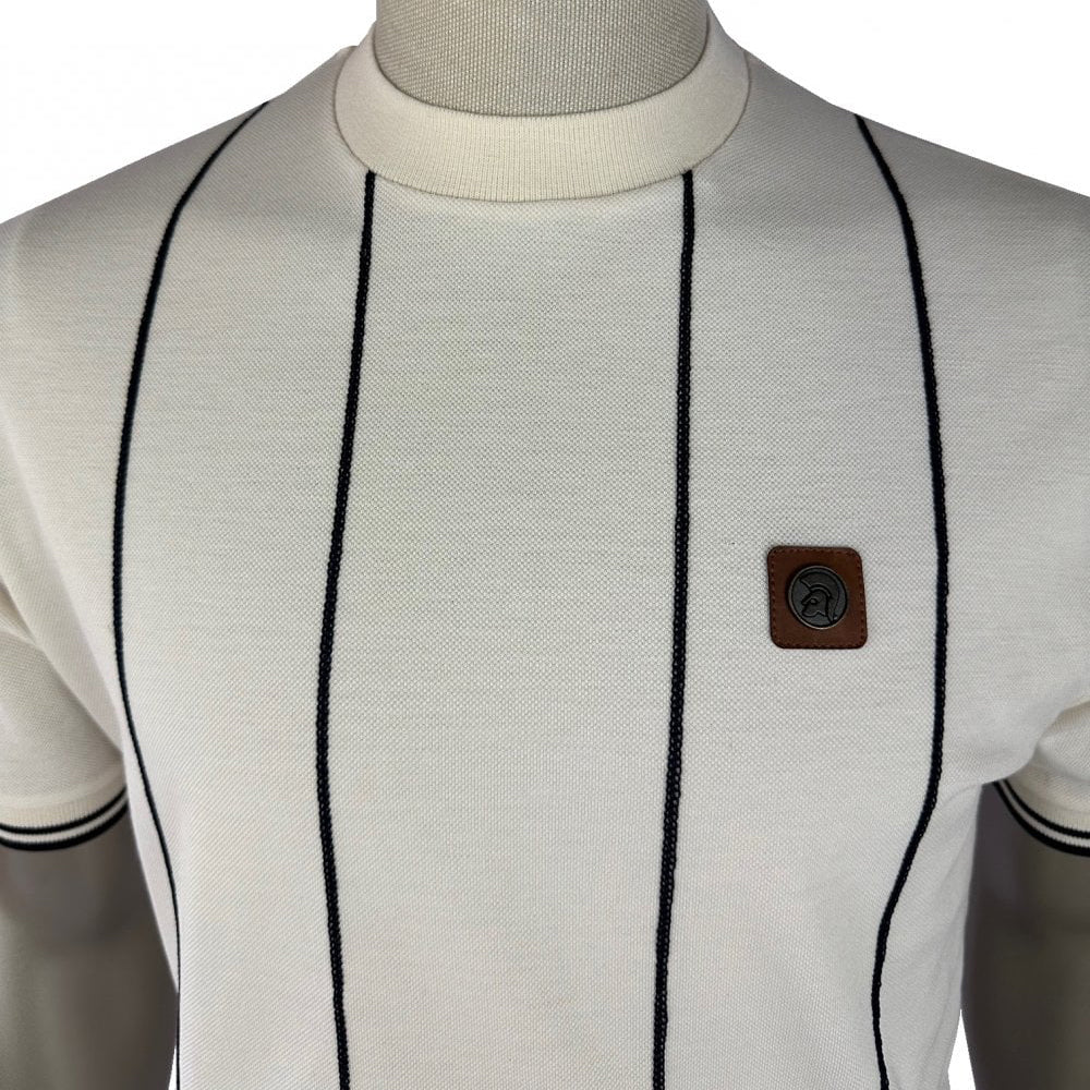 Trojan Stripe T-Shirt White