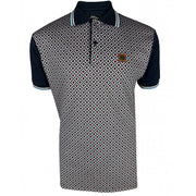 Trojan Diamond Panel Polo Navy