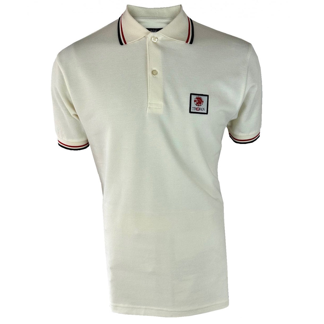 Trojan Triple Tip Polo White