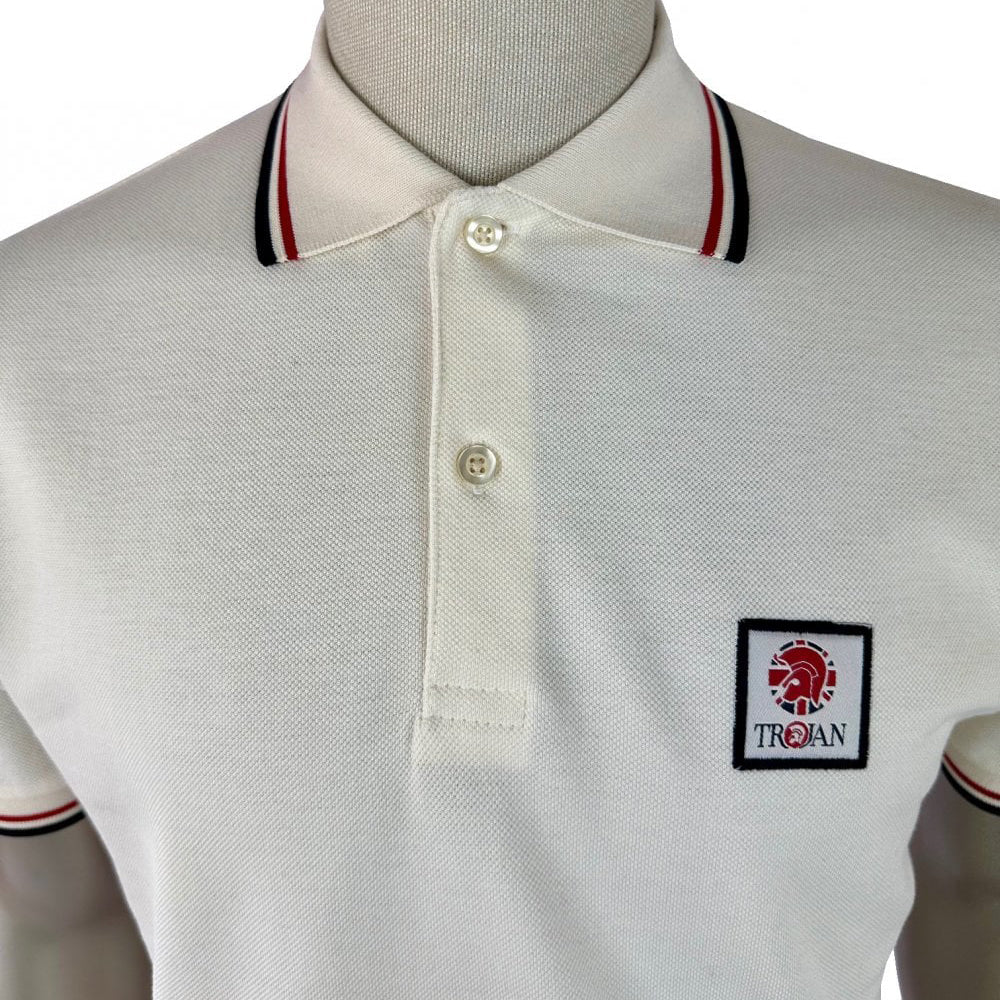 Trojan Triple Tip Polo White