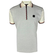 Trojan Ottoman Panel Polo Shirt White
