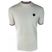 Trojan Ottoman Rib T-Shirt White