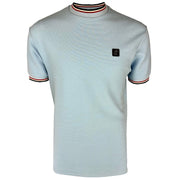 Trojan Ottoman Rib T-Shirt Sky