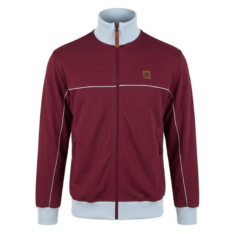 Trojan Piping Track Top Claret