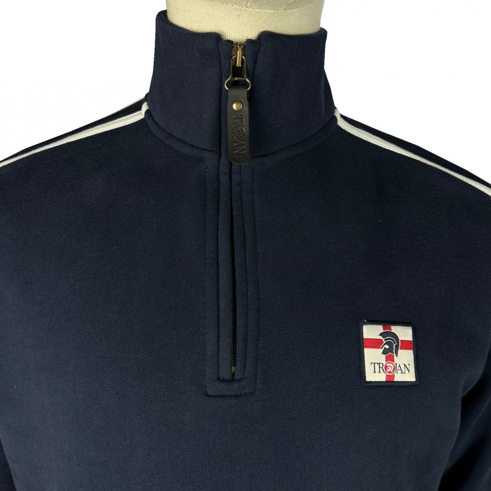 Trojan St George Half Zip Sweatshirt Navy