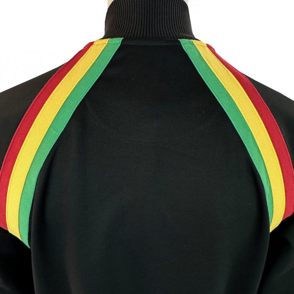 Trojan Raglan Stripe Track Top Rasta
