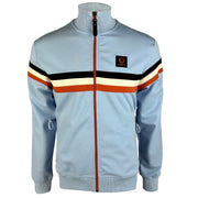 Trojan Retro Stripe Track Top Sky
