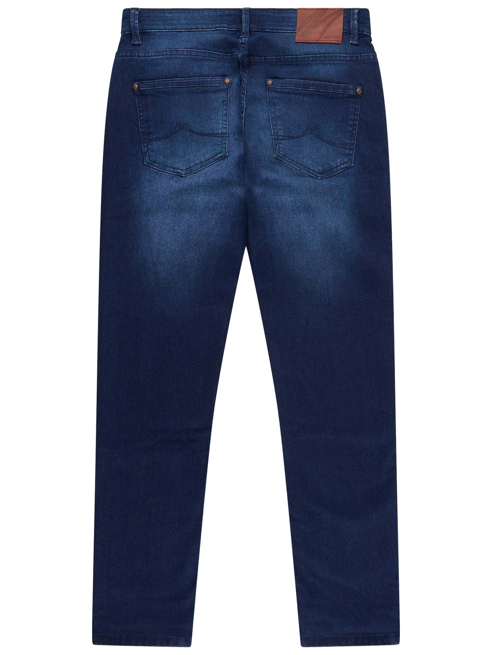 Mish Mash Tapered Fit Bradley Blue Jeans - Urban Menswear