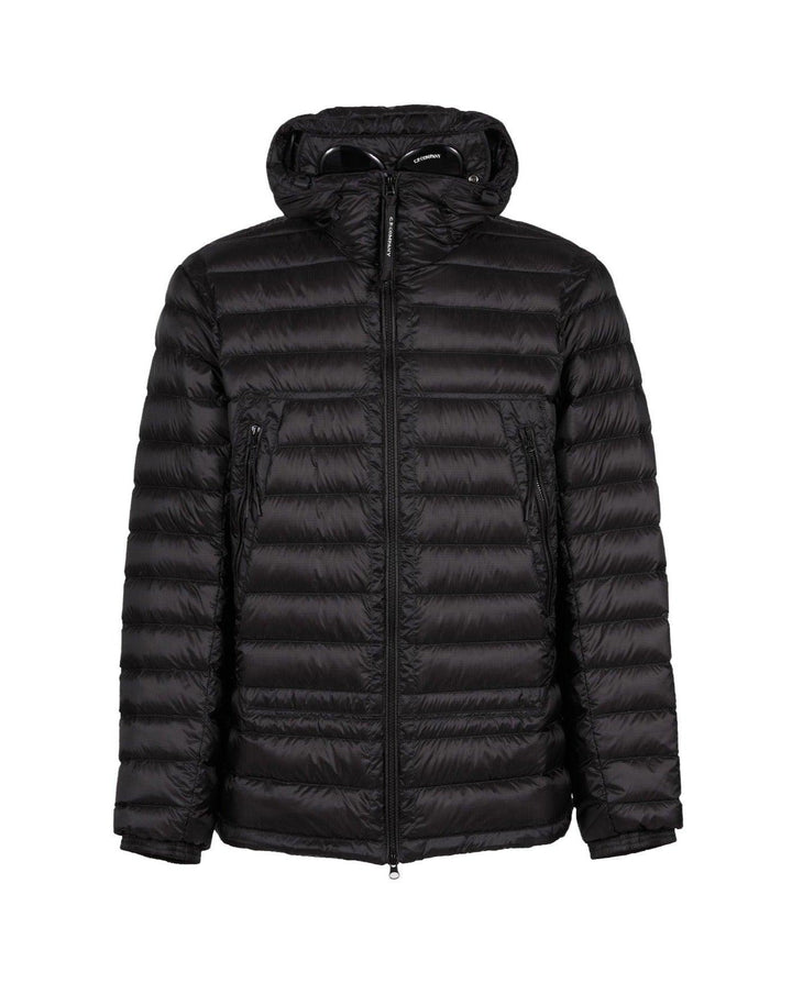 CP Company DD Shell Goggle Down Jacket Black - Urban Menswear