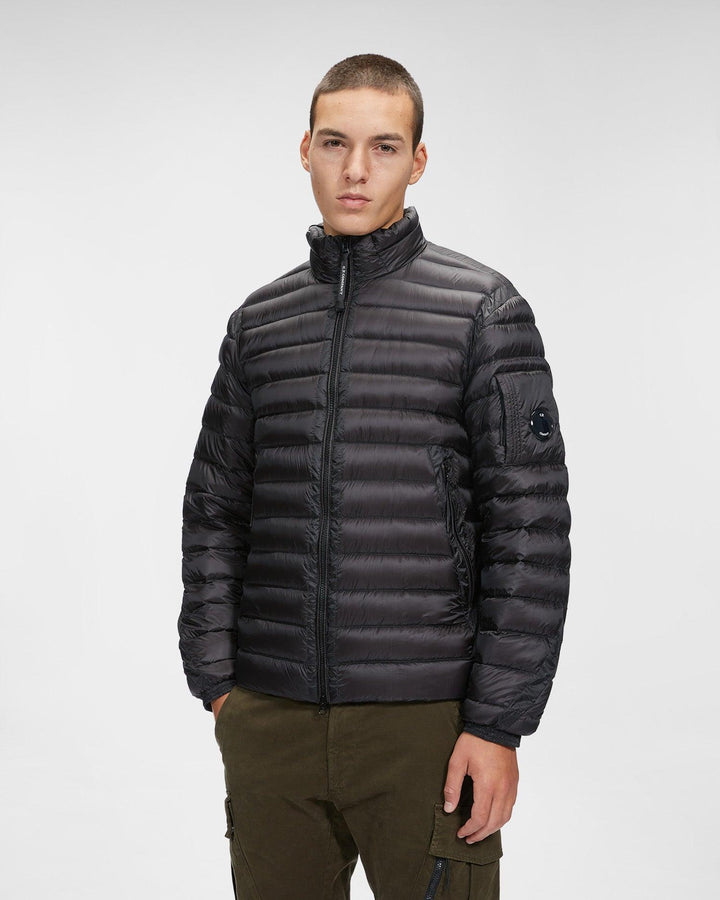 CP Company DD Shell Lens Down Jacket Black - Urban Menswear